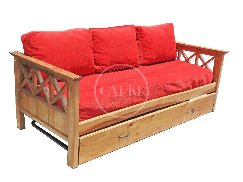 Divan Cama + Carro Cama Lustre - Muebles Estilo Campo - Amoblamientos Capri