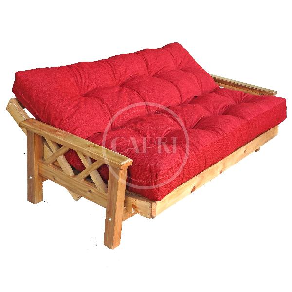 Aparentemente Psicológico Atajos Futon Tranquera 3 cuerpos - Lino Lustre Lino - Muebles Estilo Campo -  Amoblamientos Capri